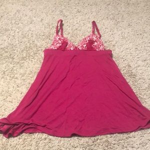 Like new hot pink Jezebel nightgown/slip, size M